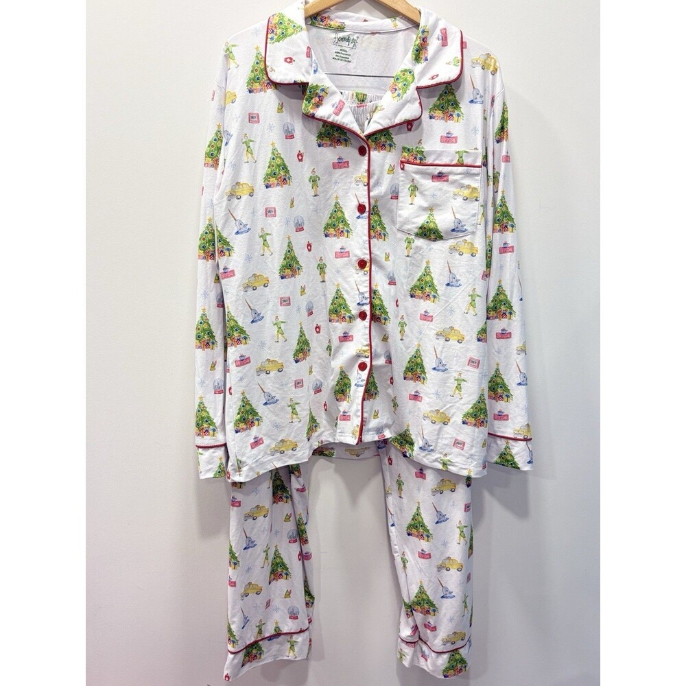 Serendipity by Shrimp & Grits WXXL Christmas Buddy Elf  Pajama Set Holiday PJs